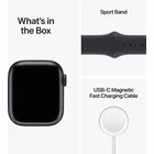 Apple Watch Series 8 GPS + Cellular 45mm Midnight Aluminium Case with Midnight Sport Band (bez lādētāja) [Demo]